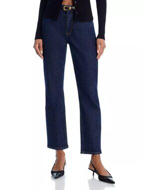 FRAME the borrowed high rise ankle slim leg jeans in taboo (sz26)